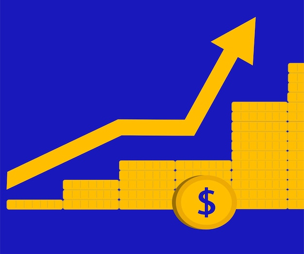 Money grow and investing concept