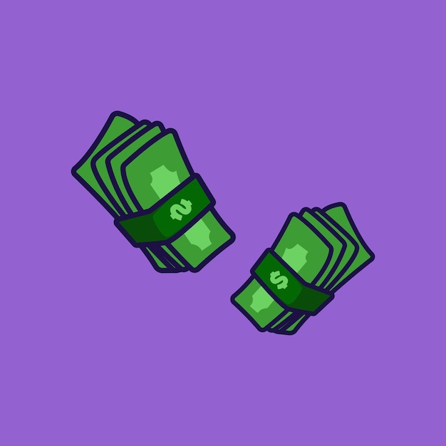 Money icon illustration design for business and finance