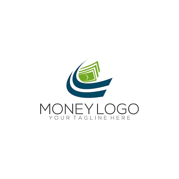 Money logo concept Finance logo template vector