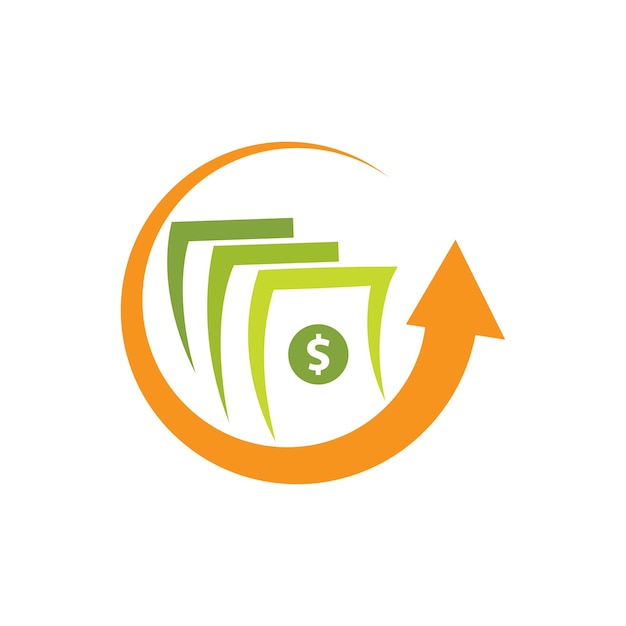 Money logo icon flat design