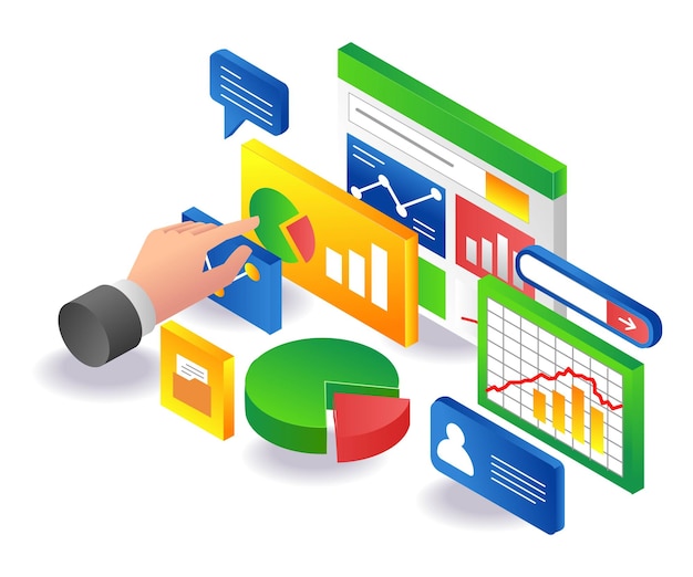 Monitor investment business company data analysis