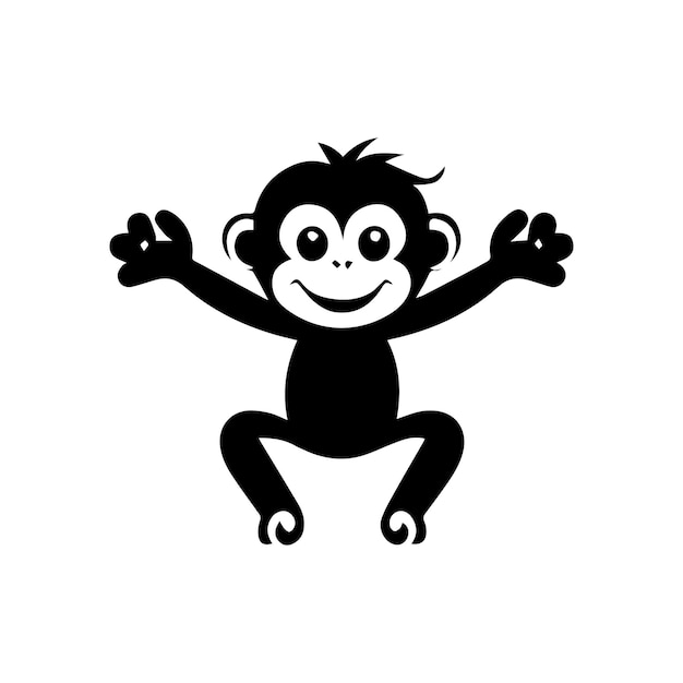 Monkey Vector Art illustration