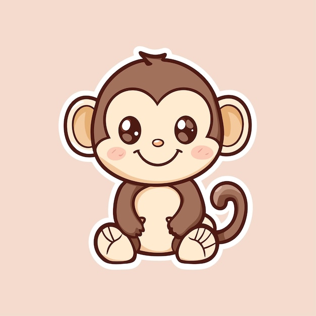 Vector monkey vector cute