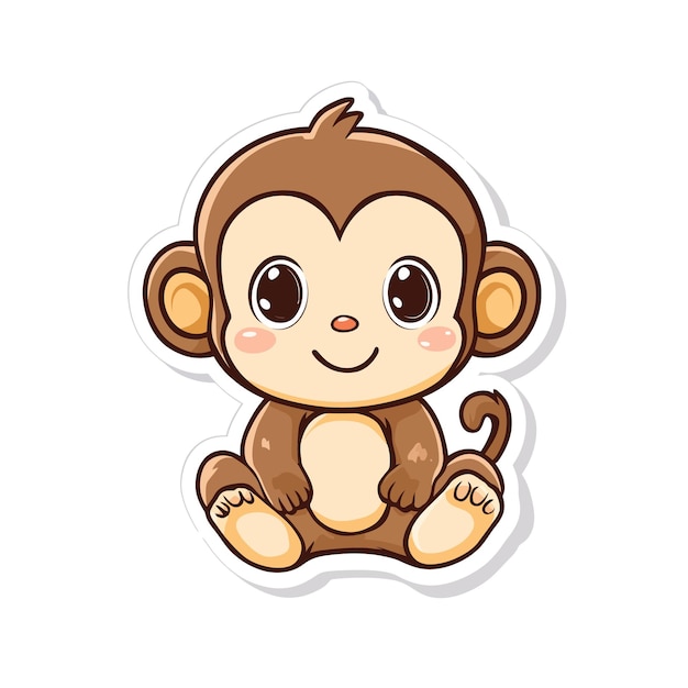 Vector monkey vector cute