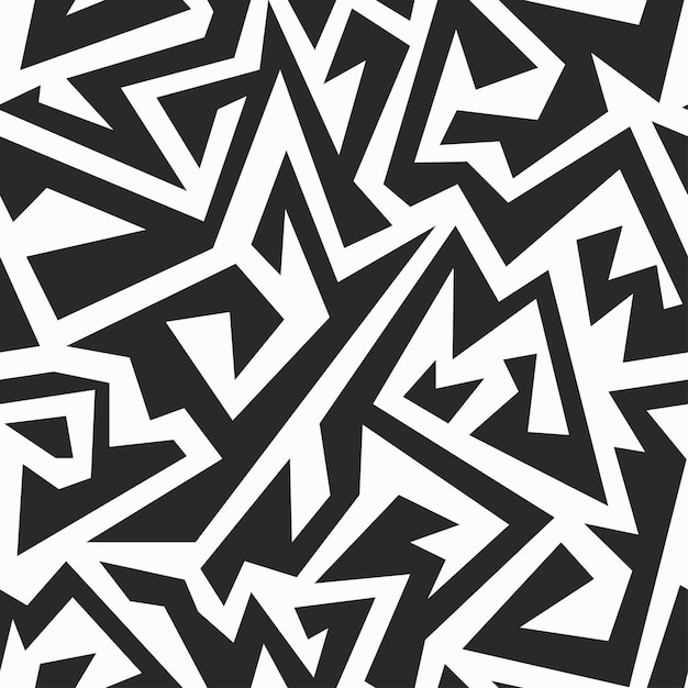 Monochrome ancient seamless pattern