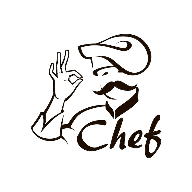 monochrome chef design