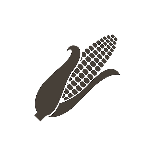 monochrome corn icon