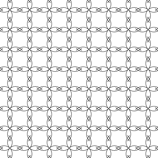 monochrome delicate seamless patterns geometric traditional backgrounds repeating ornament