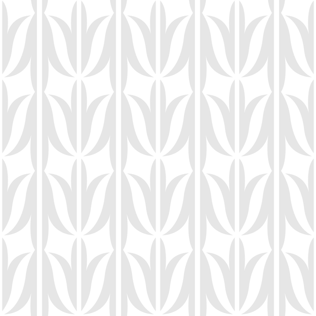 Monochrome floral seamless pattern