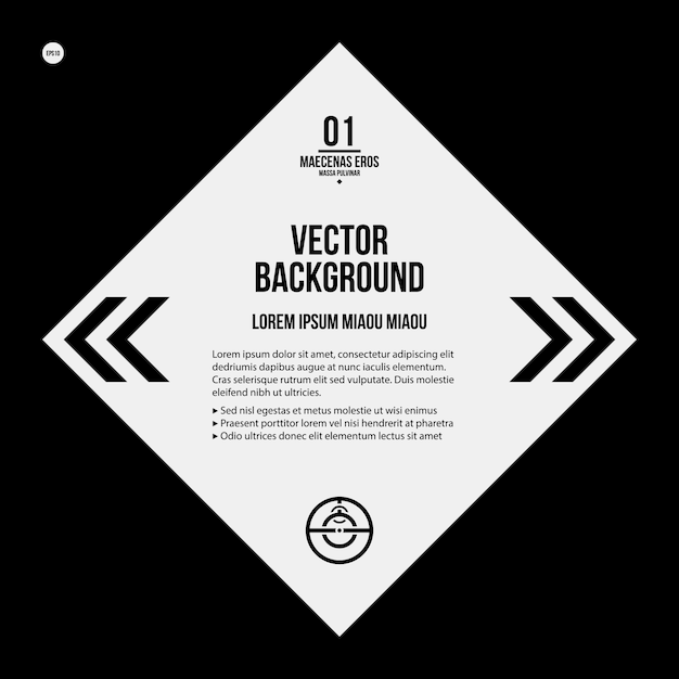 Monochrome text background in strict style. Useful for presentations and web design.