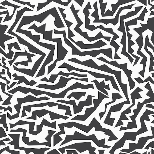 Monochrome tribal seamless pattern