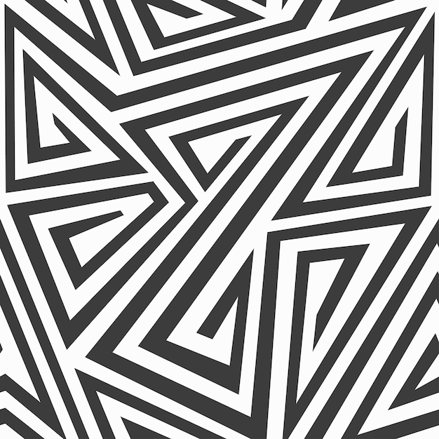 Monochrome tribal seamless texture