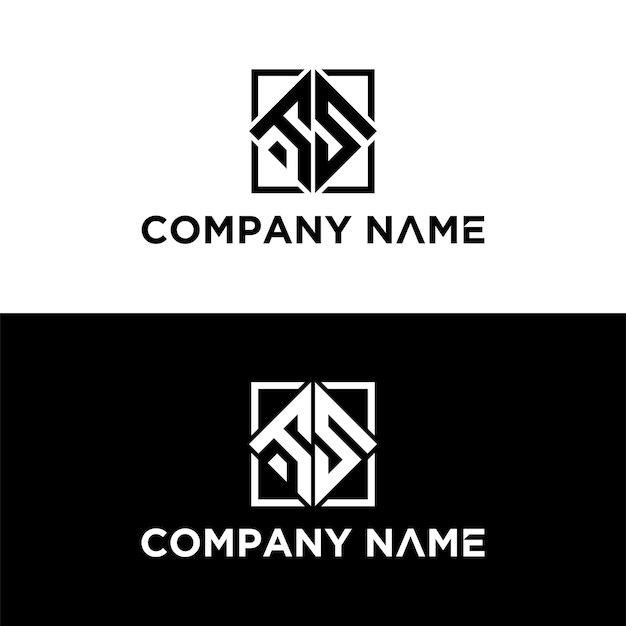 Monogram collection letter logo design Premium