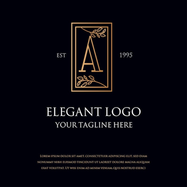 Vector monogram elegant logos