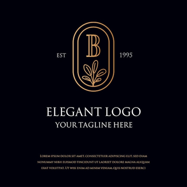 Vector monogram elegant logos