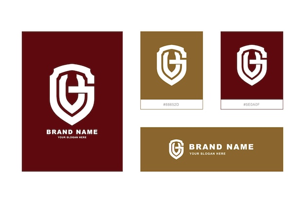 Monogram letter GV or VG with interlock style good for brand clothing apparel streetwear