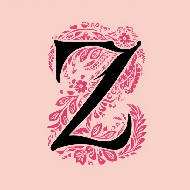 A monogram letter Z vector logo