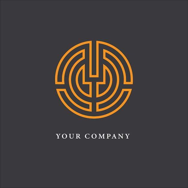 Monogram logo for business identity