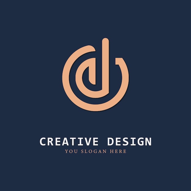 monogram logo creative design