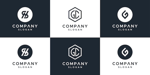 Monogram set logo