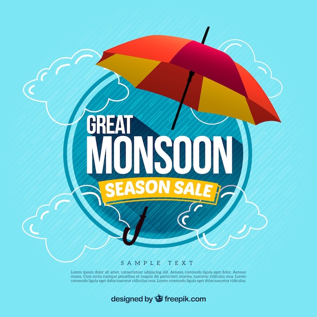 Monsoon background design