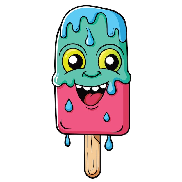 Monster Melting Ice Cream Zombies Melting Ice Cream