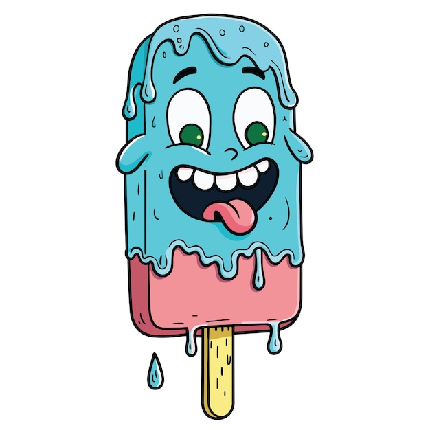 Monster Melting Ice Cream Zombies Melting Ice Cream