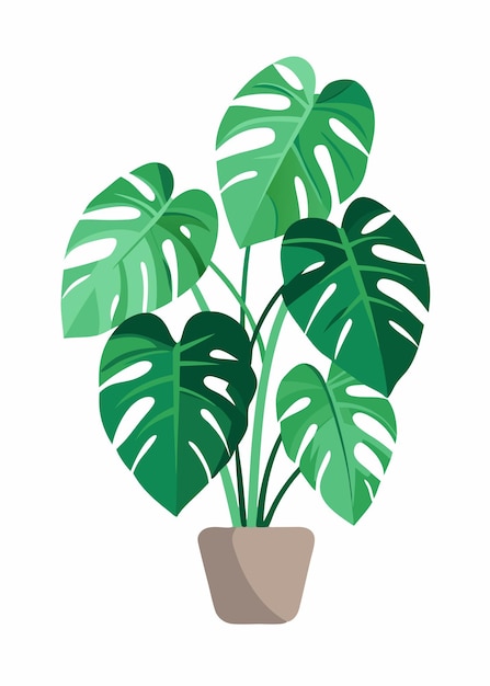 Monster Plant Vector art on white background