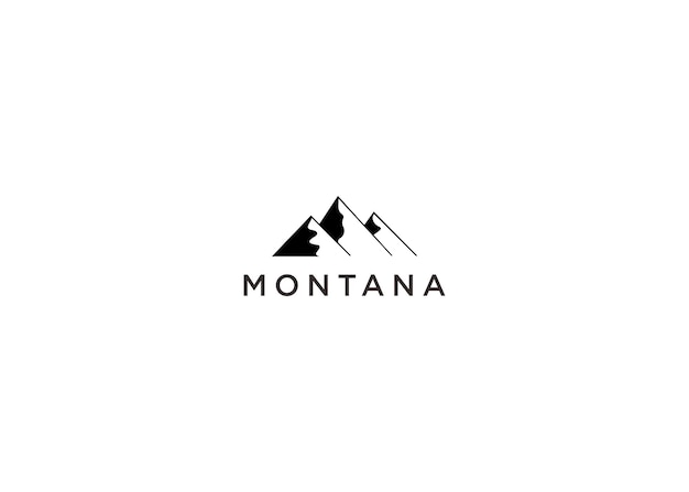 montana logo design vector illustration