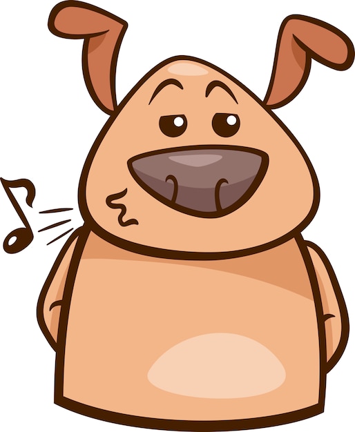 mood chill dog cartoon illustration