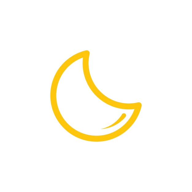 moon icon vector design templates