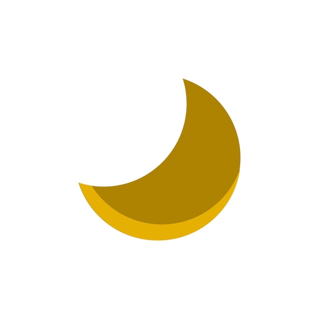 moon icon vector design templates