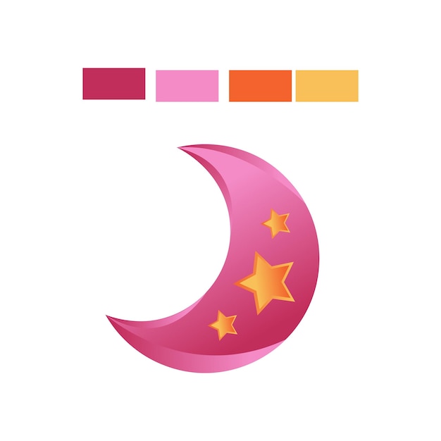 moon logo design