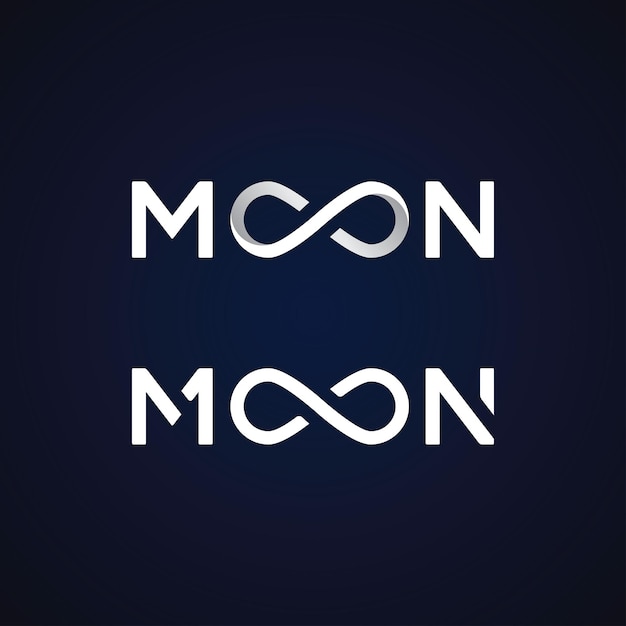 Moon logo vector icon design template