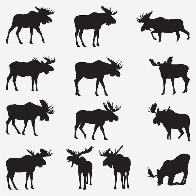 moose silhouettes