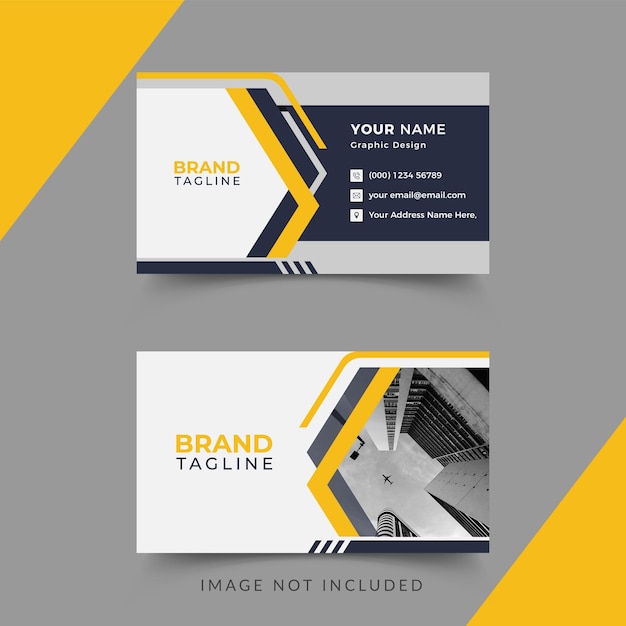 Morden and creative business card template design