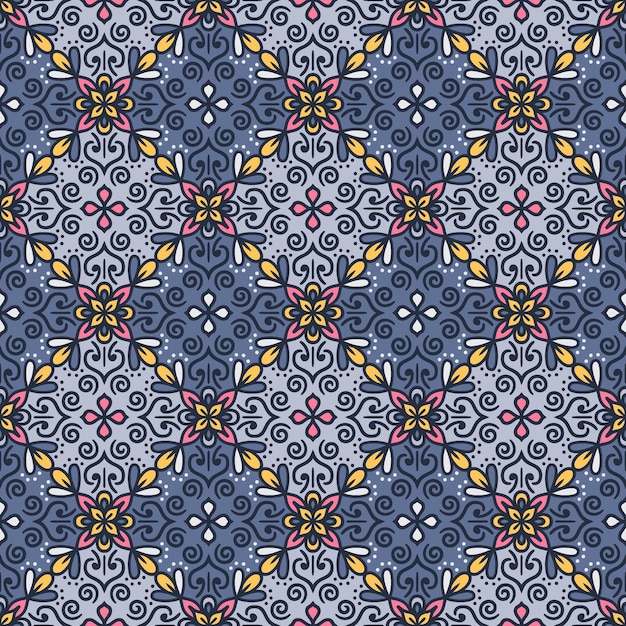 Moroccan seamless pattern Ethnic pattern Geometric seamless pattern