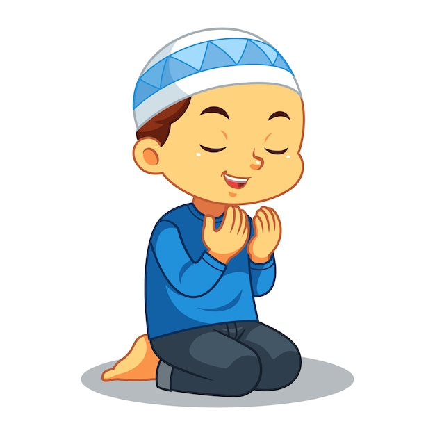 Moslem Boy Praying