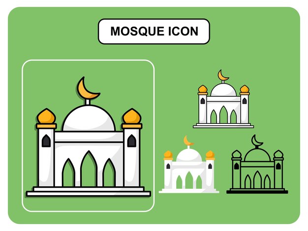 Vector mosque icon