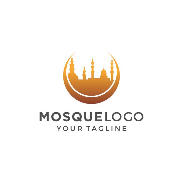 Mosque Logo Design Vector Template