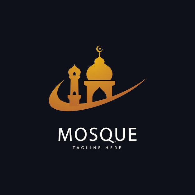 Mosque Logo Template Islamic Concept Design Creative Symbol