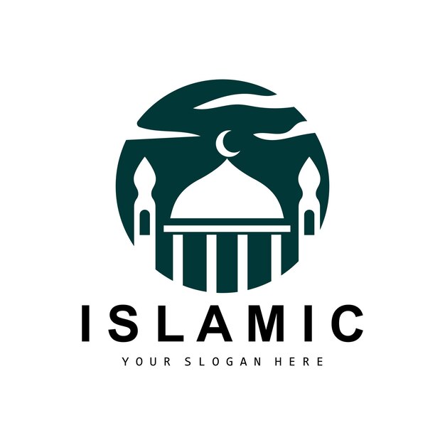 Mosque Logo Vector Islamic Islamic Day Ramadan Design Eid Eid And Eidul Adha