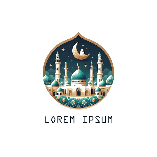 The mosque logo for your brand