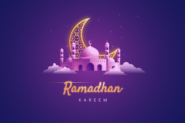 Mosque Moon Ramadan