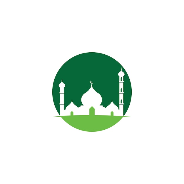 Mosque Moslem icon vector illustration design template