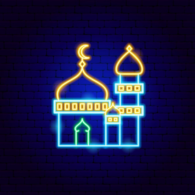 Mosque Ramadan Neon Sign