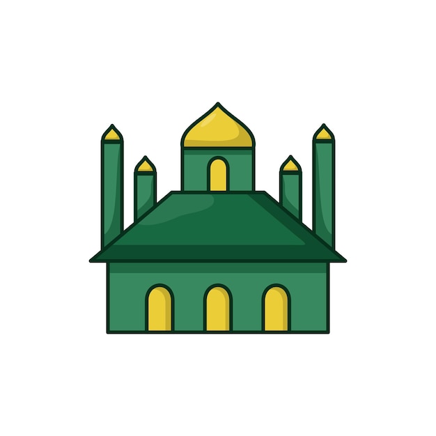 mosque vector icon illustration