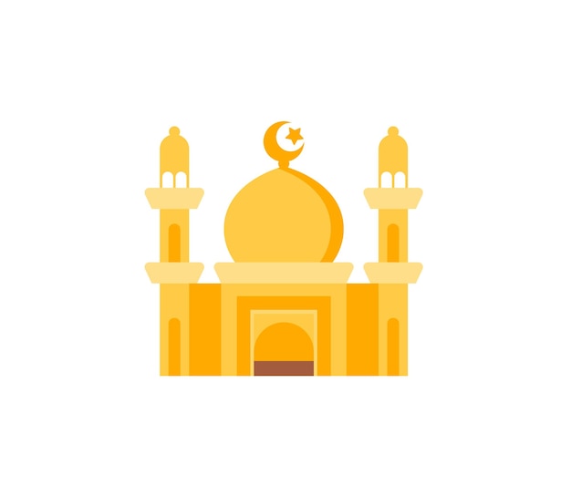 Mosque vector isolated icon. Mosque emoji illustration. Mosque vector isolated emoticon