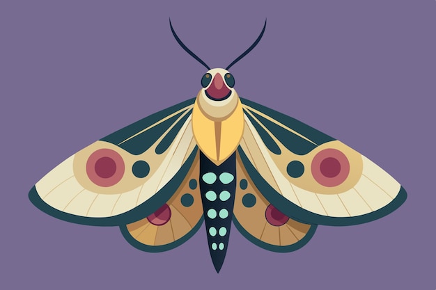 moth vector graphics illustration EPS source file format lossless scaling icon design