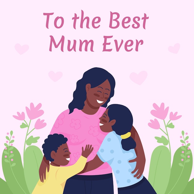 Mother appreciation day social media post mockup